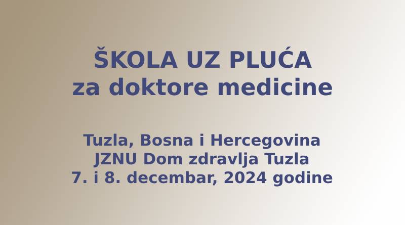 Škola UZ pluća za doktore medicine